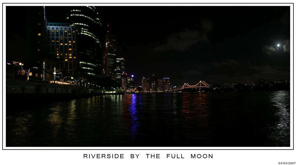 Good Night Riverside Riverside at Night by OzShadow on DeviantArt