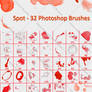 Spot - 32 Photoshop Brushes