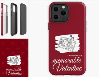 I'm dreaming of a memorable valentine iPhone Case