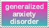 generalized anxiety disorder