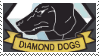 Diamond dogs stamp