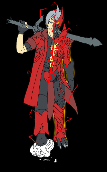 Dante - Devil Trigger by Metal-Kitty on DeviantArt
