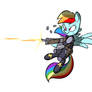 Fallout Ponies - Rainbow Dash