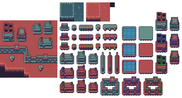 Space colony sim assets