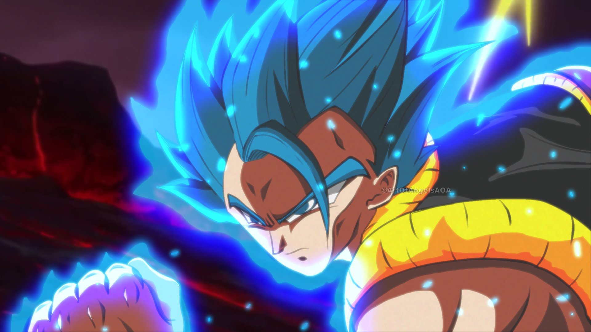 Gogeta Super Saiyan Blue [DBS Broly] by Teejee67 on DeviantArt