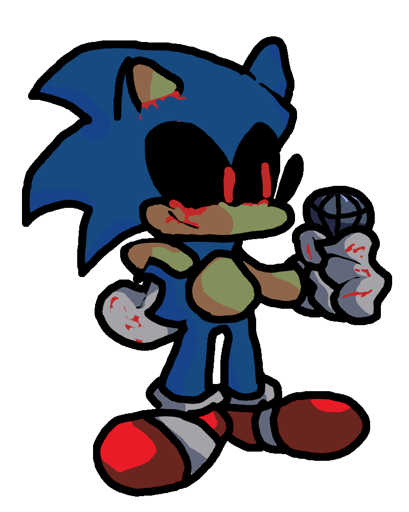 Super Scary Sonic Exe in FNF by WFR98 on DeviantArt