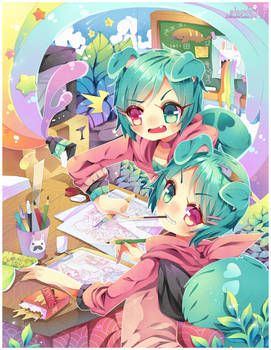 ::One Day Artbook:: I want to be a mangaka!