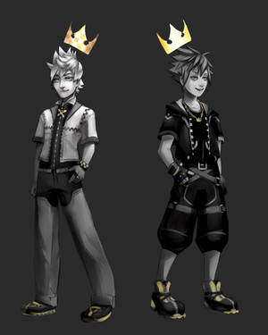 Roxas and Sora by Rainescence