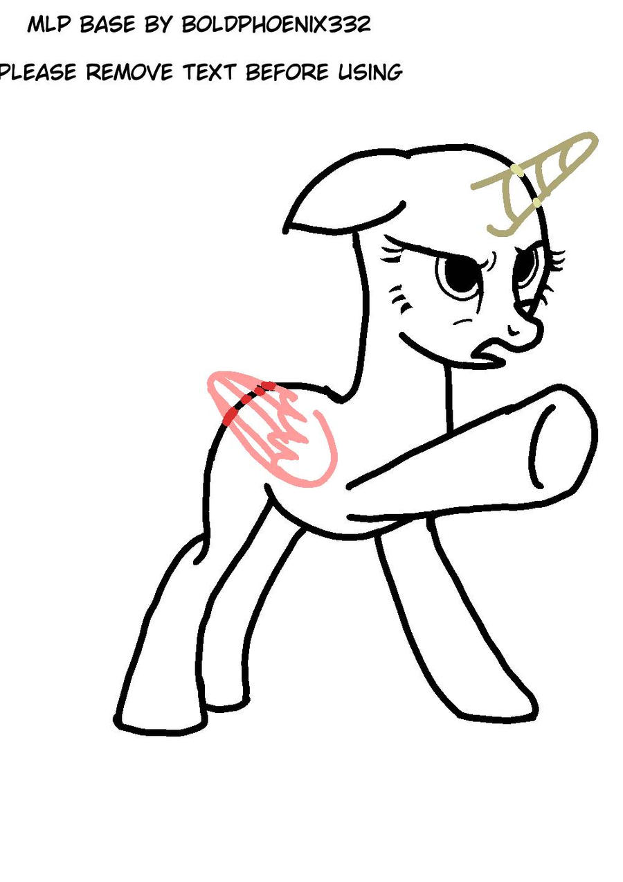 mlp base by BoldPhoenix332 on DeviantArt