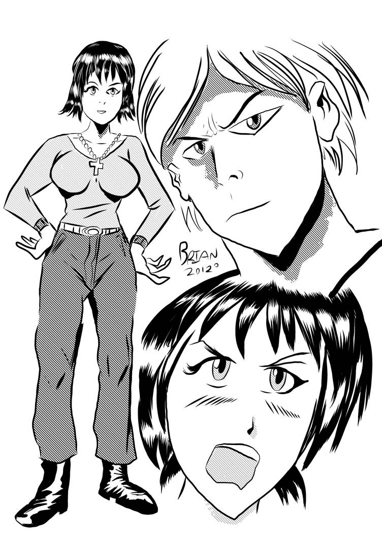 Manga Drawing practice by brianrobinson
