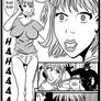 Manga page drawing practice 1