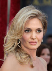 Angelina Jolie as a Blonde