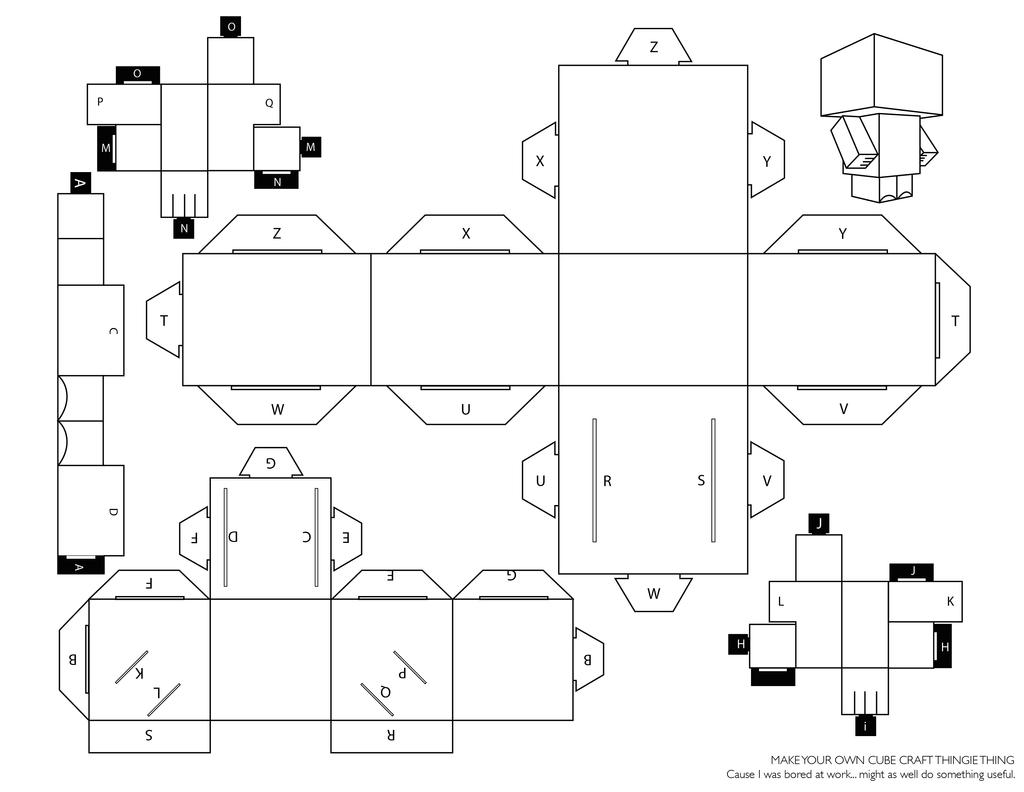 Blank Cube Craft by jedilover02 on DeviantArt