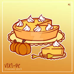 Drawtober 5: Pumpkin pie