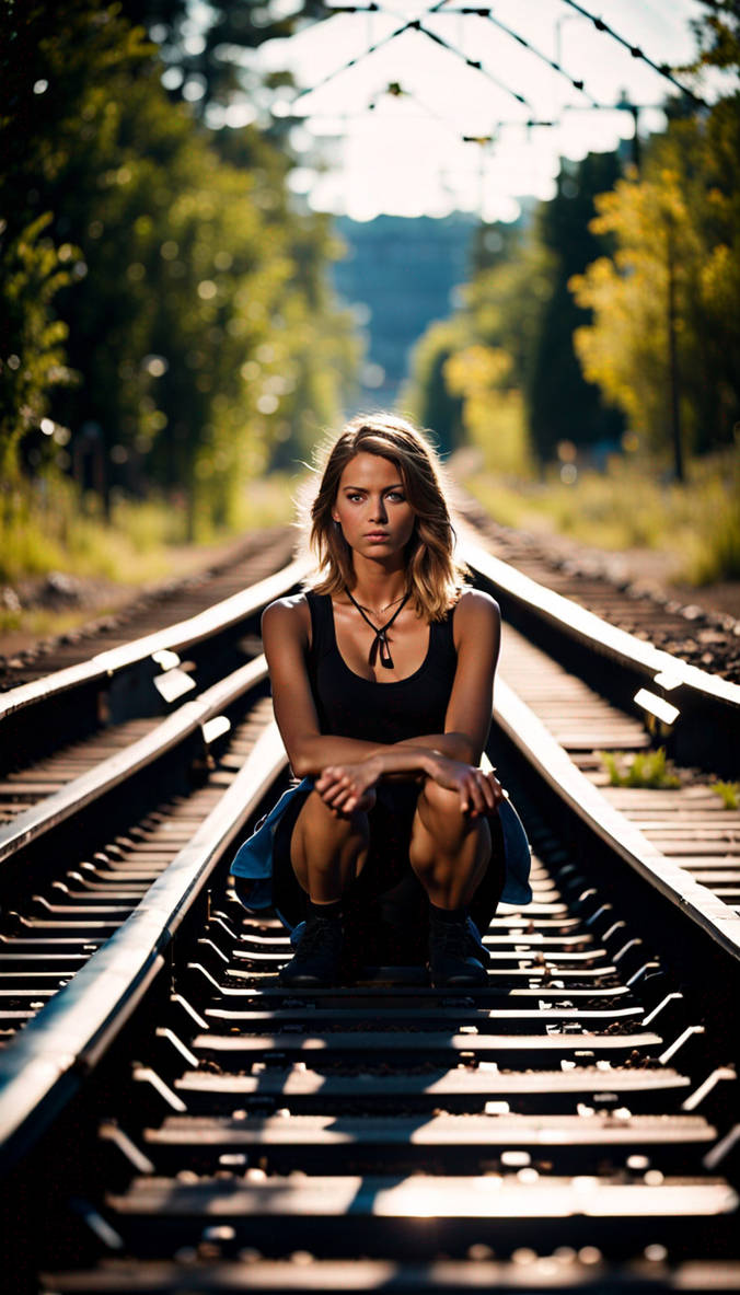 Woman Rails Woman and Railroad by joecrow01 on DeviantArt