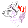 CAnine Flower ych ((CLOSED))