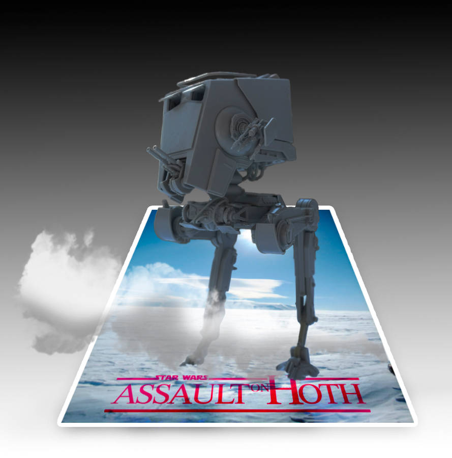 At St Deviantart Assault on Hoth ATST 1 by idmusica on DeviantArt