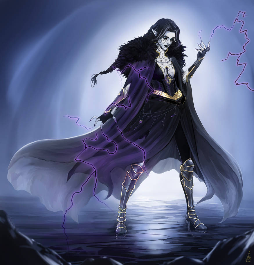 DnD Death Cleric Villaire Voltaire by Falballa on DeviantArt