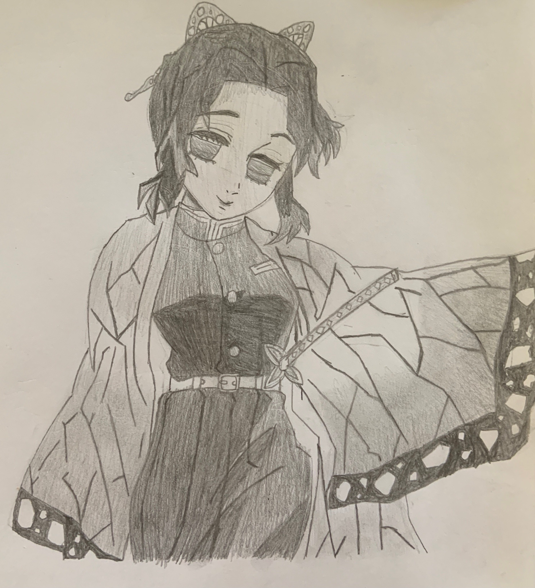 HOW TO DRAW SHINOBU KOCHO - DEMON SLAYER (Kimetsu no Yaiba) 