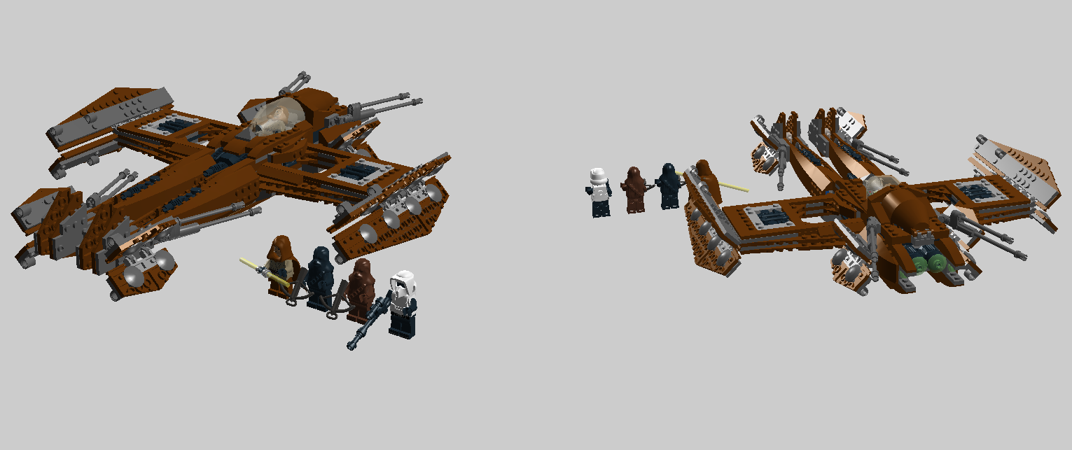 LEGO Star Wars Wookiee Bacca Starfighter by Aurik Kal Durin on DeviantArt