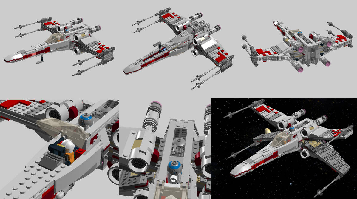 LEGO 9493 X-Wing Starfighter - Improvements by Aurik-Kal-Durin on DeviantArt