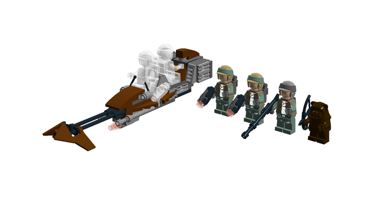 Lego star wars moto discount speeder