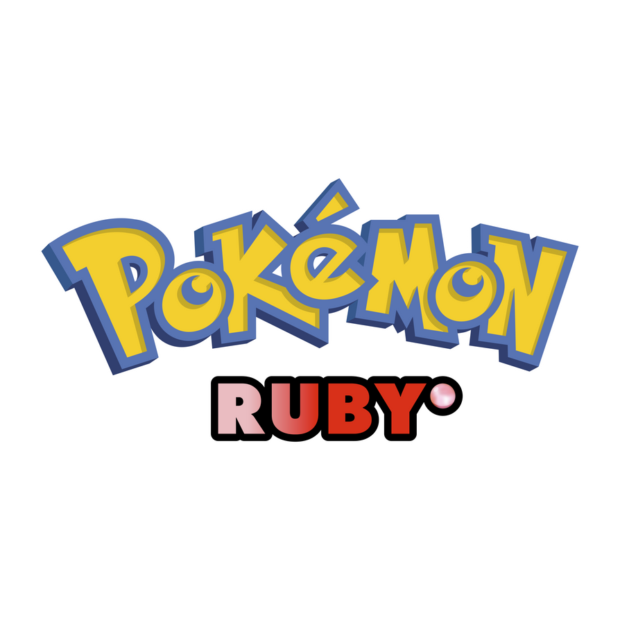 Pokemon Ruby Logo by JorMxDos on DeviantArt