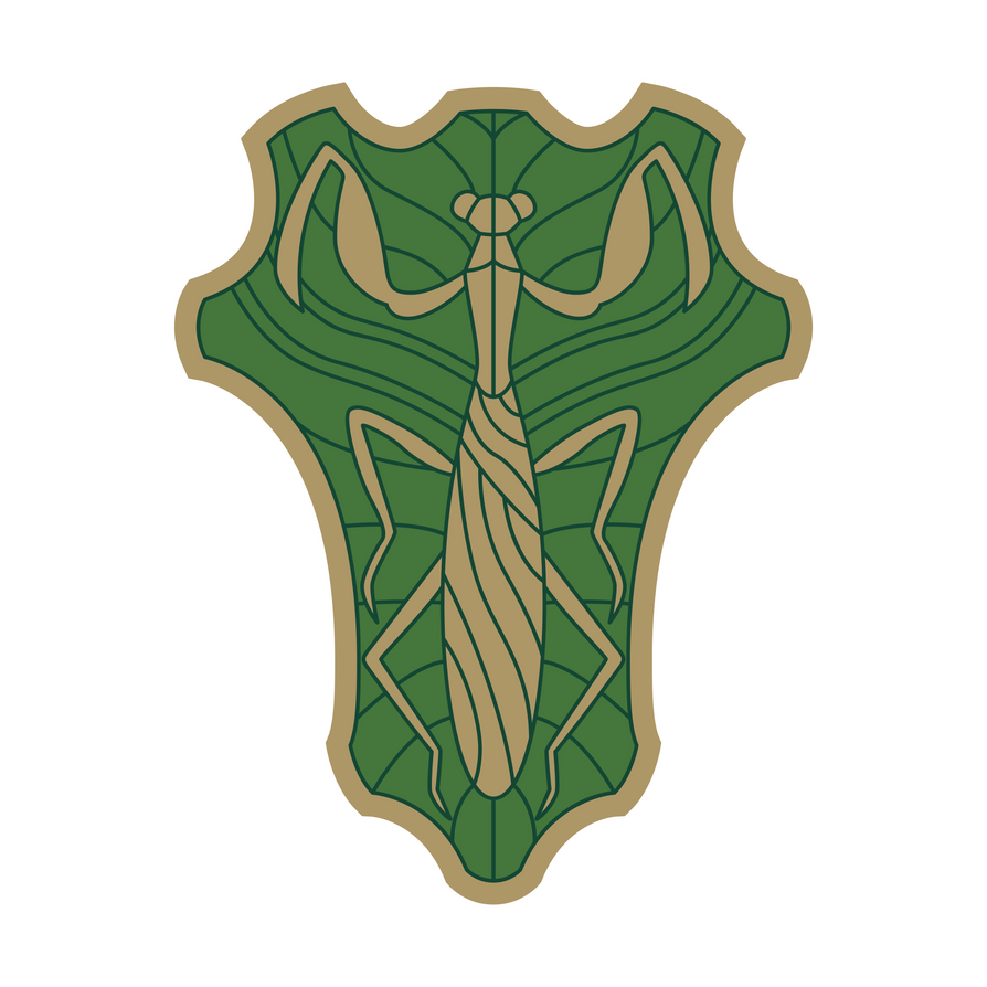 Heraldic Mantis Green Mantis Insignia by JorMxDos on DeviantArt