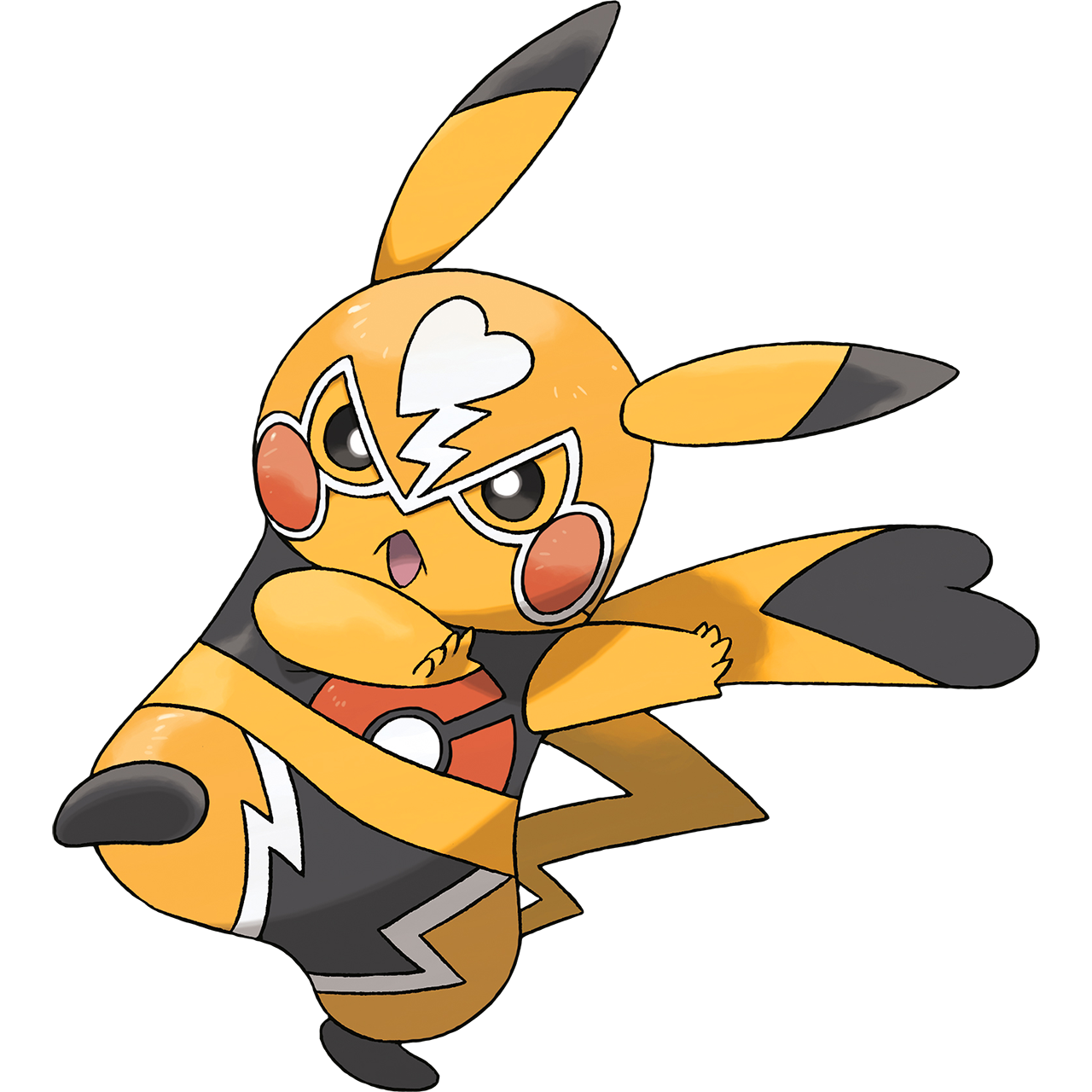 0025 - Pikachu Libre Shiny Edit by JorMxDos on DeviantArt