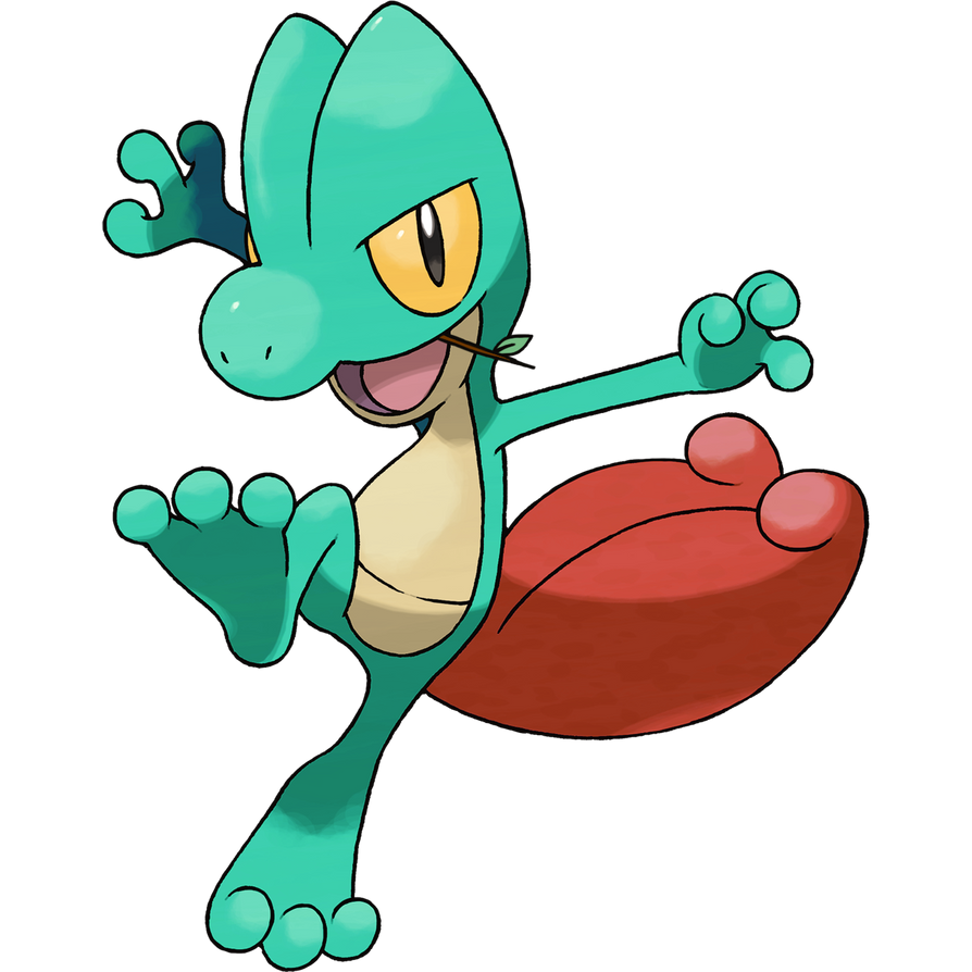 0252 - Ash's Treecko Shiny Edit by JorMxDos on DeviantArt