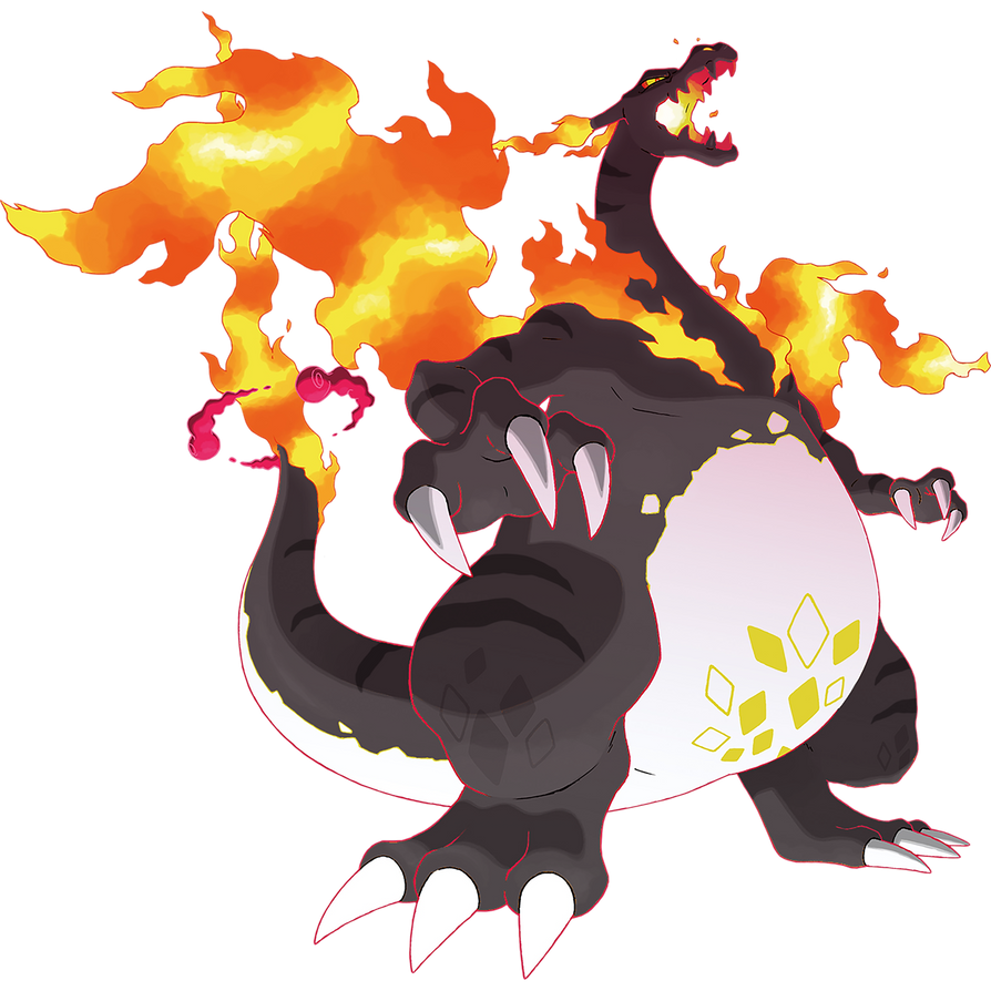 0006 - Charizardtwo Gigantamax Shiny Fan Art Edit by JorMxDos on DeviantArt