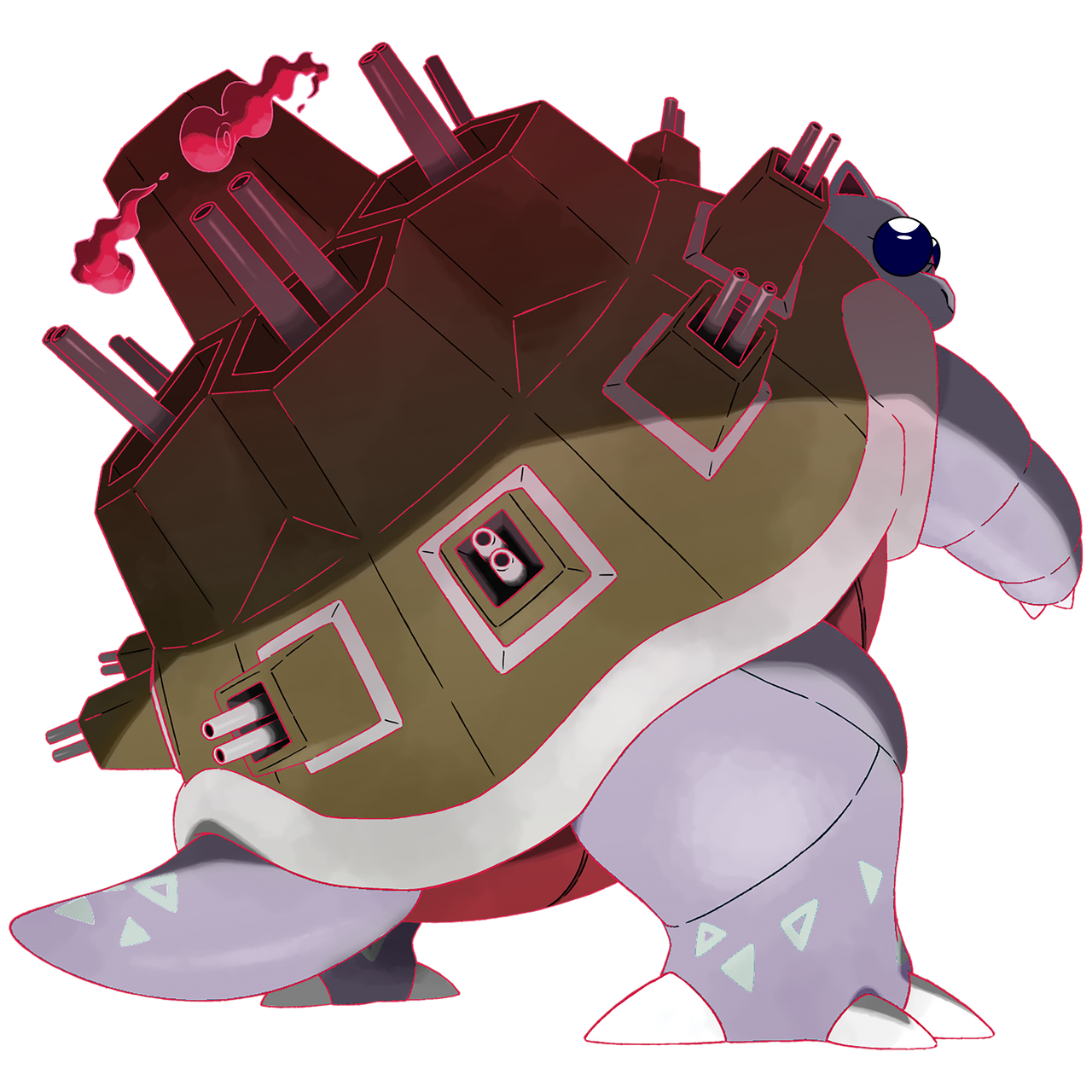 0009 - Blastoise Squad Gigantamax Shiny Edit by JorMxDos on DeviantArt