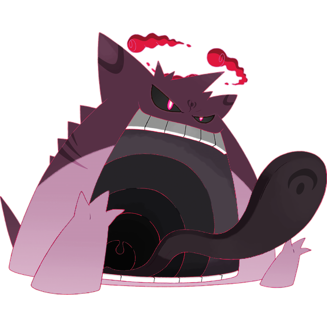 Gigantamax Gengar Shiny by MarkMM616 on DeviantArt