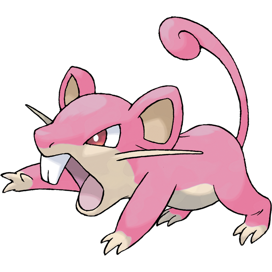 Angry Rattata 0019 - Pinkan Island Rattata Male Edit by JorMxDos on DeviantArt