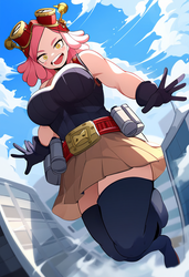 Giantess Mei Hatsume (My Hero Academia)