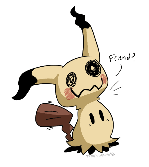 mimikyu pokemon, digital art