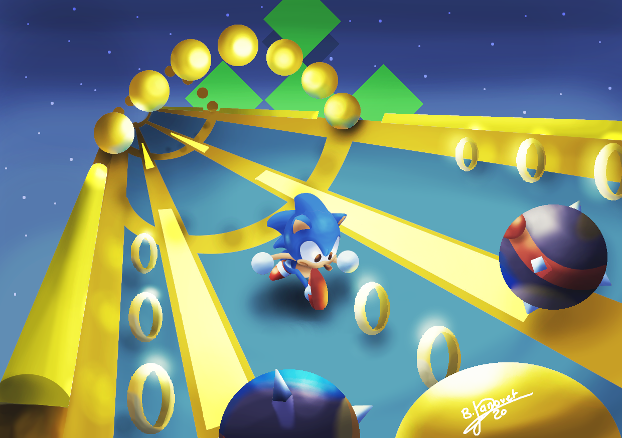 Sonic the hedgehog 2 Special Stage by 2RaymanM64 on DeviantArt Sonic the hedgehog 2 Special Stage by 2RaymanM64 on DeviantArt