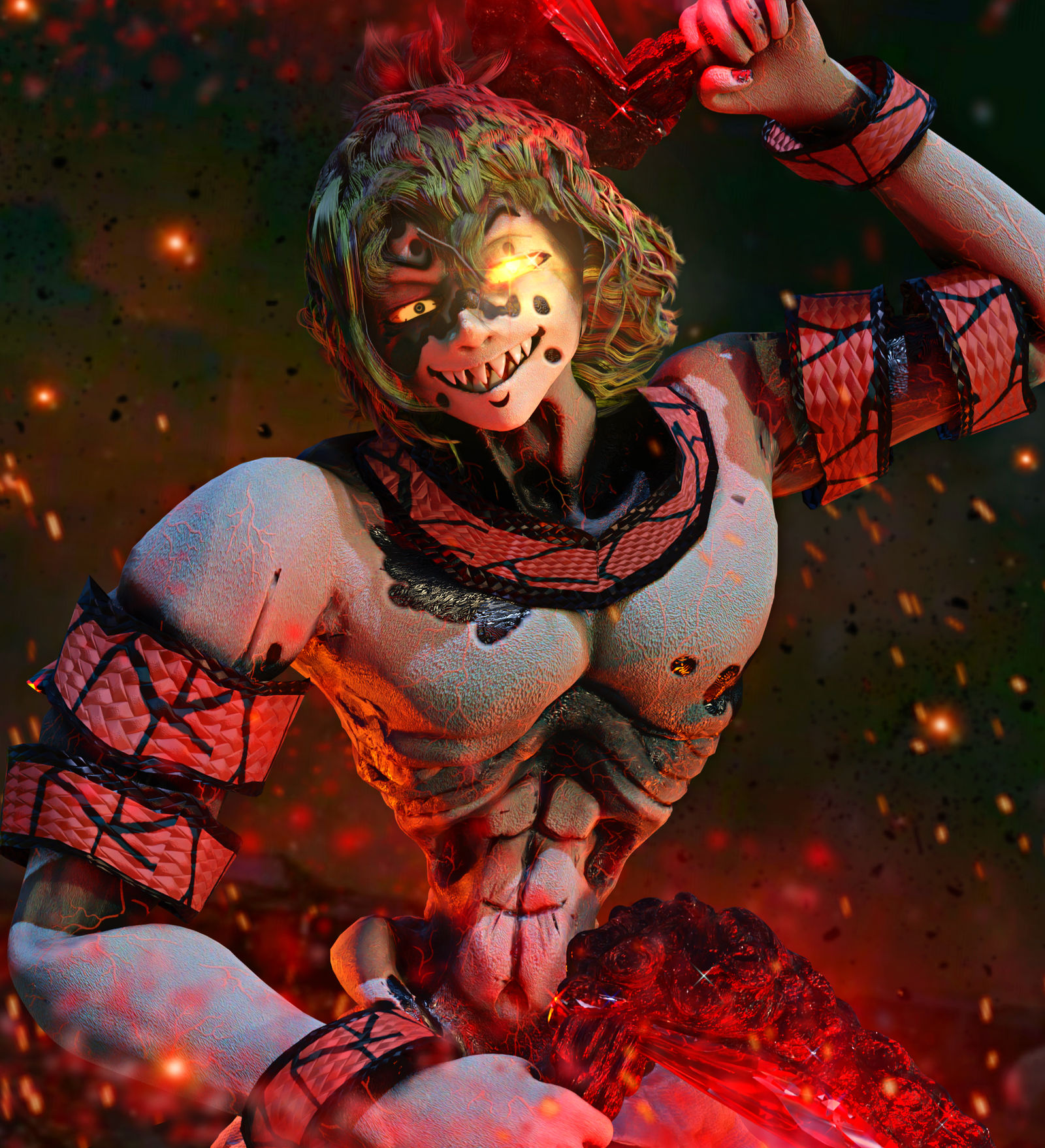Gyaruto Gyutaro (Demon Slayer) by MrMoope on DeviantArt