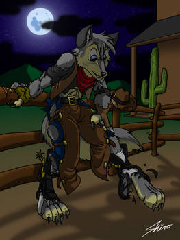 Becoming a cowboy werewolf