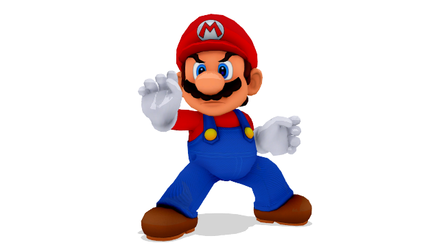 Mario Crouch Mario Brawl Pose Render by HugoSanchez2000 on DeviantArt