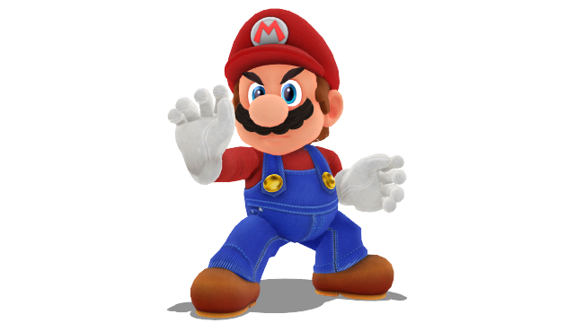Mario Brawl Pose Render by HugoSanchez2000 on DeviantArt