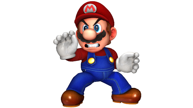 Mario Crouch Mario Brawl Pose Render (High Quality Version) by HugoSanchez2000 on ...