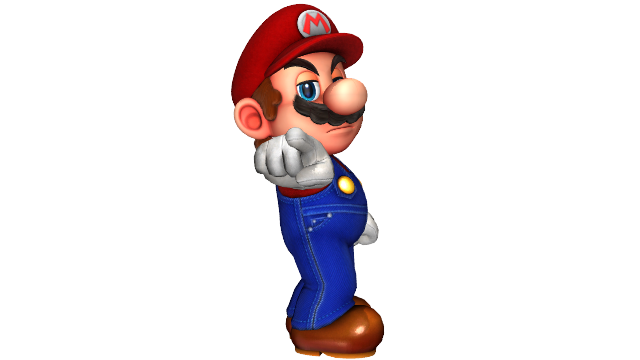 Mario Pointing At Rope Mario Pointing by HugoSanchez2000 on DeviantArt