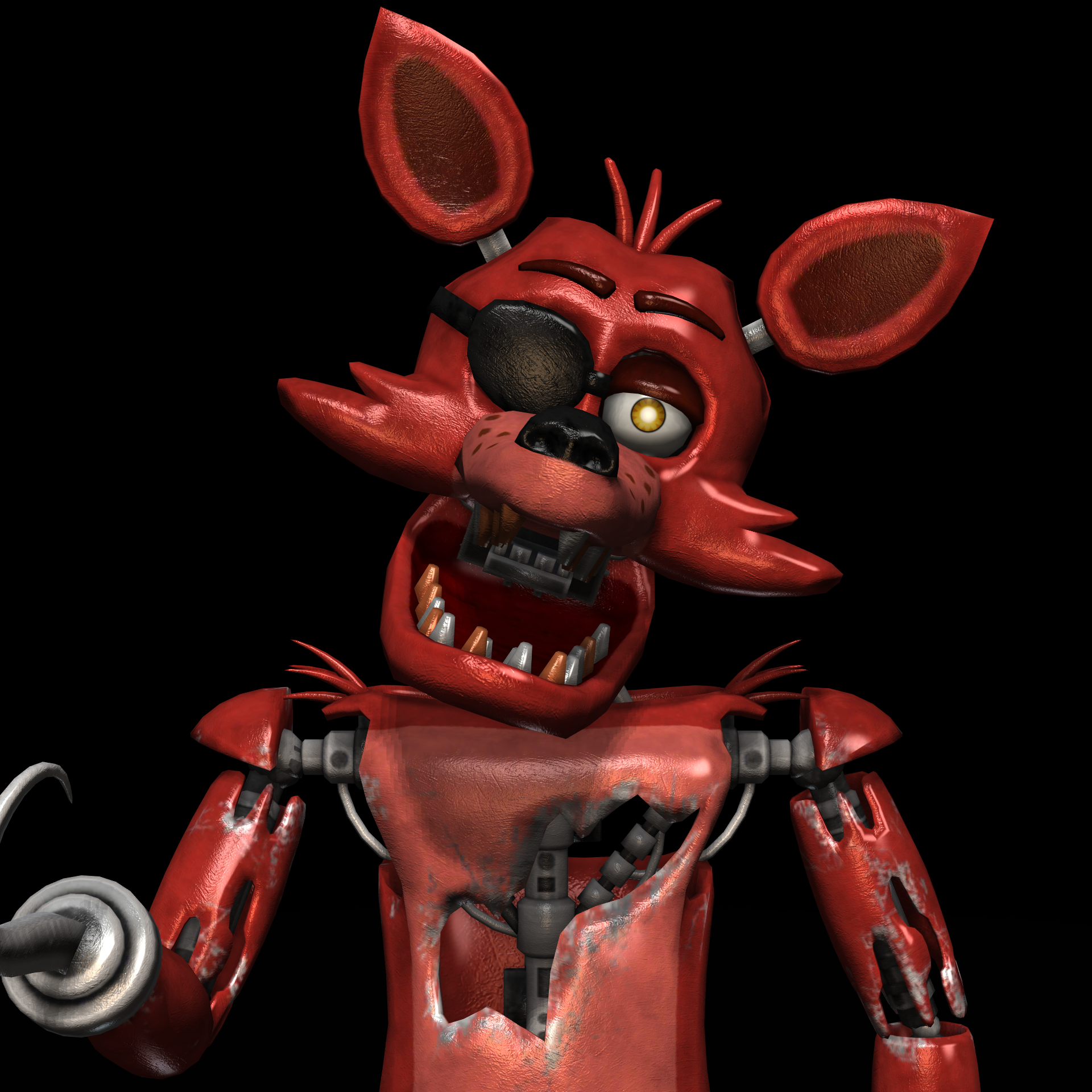 Withered Foxy Jumpscare by Basilisk2002 on DeviantArt