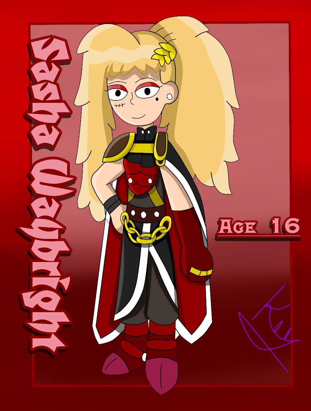 Sasha Waybright (Age 16) by KeyYakuse03 on DeviantArt