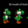 3D model of Yoshi