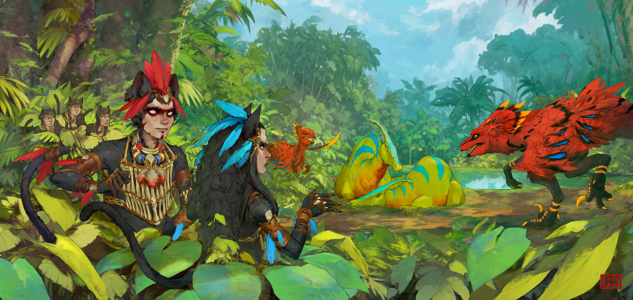 Naujasho - On The Hunt by DunKhaerion on DeviantArt