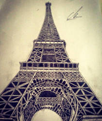 Effiel Tower Drawing