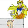 Sailor Venus Tickled