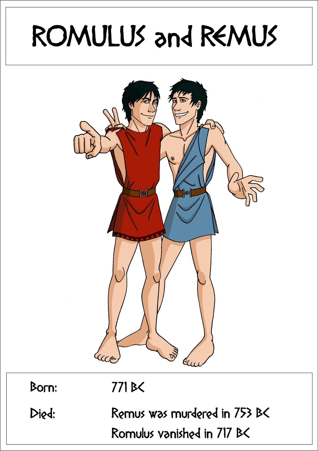 Romulus and Remus by VoteDave on DeviantArt